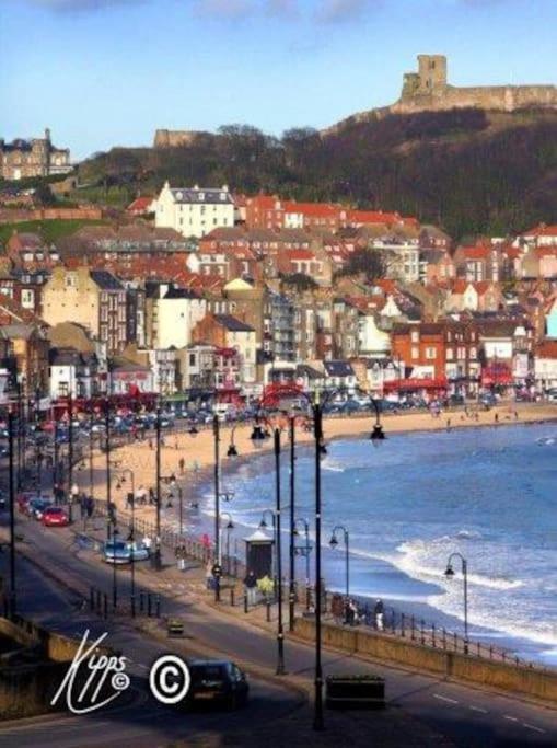 Lovely Semi-Beach 2X Pubs -5 Min Walk-Pets Welcome-Parking-Garden Scalby  Bagian luar foto